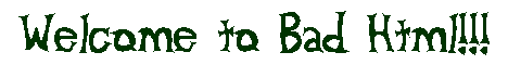 welcome banner